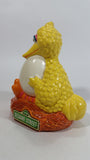 Vintage Gorham CTW Sesame Street Big Bird Character Holding Egg Hand Painted Ceramic Coin Bank Collectible