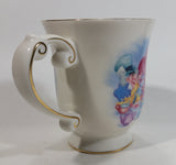 Disney Parks Alice In Wonderland Ceramic Elegantly Designed White Tea Cup Coffee Mug Collectible