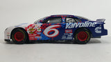 1998 Racing Champions Ford Taurus Cummins Nascar #6 Valvoline Mark Martin White Blue Toy Race Car Vehicle 1:24 Scale