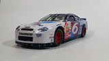 1998 Racing Champions Ford Taurus Cummins Nascar #6 Valvoline Mark Martin White Blue Toy Race Car Vehicle 1:24 Scale