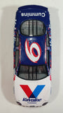 1998 Racing Champions Ford Taurus Cummins Nascar #6 Valvoline Mark Martin White Blue Toy Race Car Vehicle 1:24 Scale