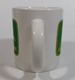Gibson John Deere Tractor White Ceramic Coffee Mug Farming Collectible