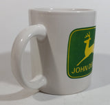 Gibson John Deere Tractor White Ceramic Coffee Mug Farming Collectible