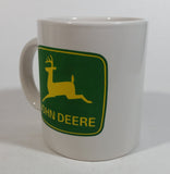 Gibson John Deere Tractor White Ceramic Coffee Mug Farming Collectible