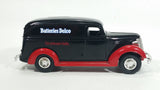 ERTL 1938 Chevy Panel Van AC Delco Batteries Coin Bank 1/25 Scale Black and Red Die Cast Toy Car Vehicle