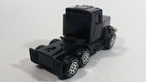 Vintage 1980 Buddy L Peterbilt Semi Truck Tractor Rig Black Pressed Steel and Plastic Toy Car Vehicle