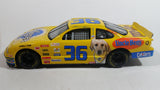 1998 Racing Champions Pontiac Grand Prix Pedigree Whiskas Nascar #36 M & M's Uncle Ben's Ernie Irvan Yellow Die Cast Toy Race Car Vehicle 1:24 Scale