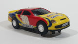 Tyco 1998 Ford Taurus Yellow Blue Red NASCAR Racing Plastic Toy Slot Car Vehicle H1 - Not tested