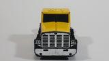 Vintage 1985 Buddy L Construction Semi Truck Tractor Rig Yellow Pressed Steel and Plastic Toy Car Vehicle