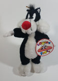 1994 Ganz Warner Bros. Looney Tunes Sylvester The Cat Stuffed Animal Plush Plushy with Tags 10" Tall