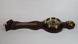 Solar Brand Vintage Style Wooden Cased Weather Station Barometer Hygrometer Thermometer