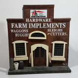 Home Hardware Stores Value Service Dependability "Hardware Farm Implements" Birdhouse Style Wooden Building Model Advertising Collectible