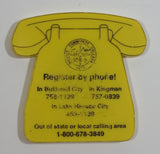 Mohave Community College Arizona Yellow Phone Shaped Magnet