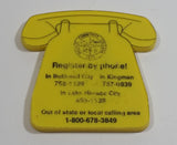 Mohave Community College Arizona Yellow Phone Shaped Magnet