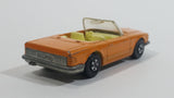Vintage 1973 Lesney Matchbox Super Fast Mercedes 350 SL Convertible Orange Die Cast Toy Car Vehicle