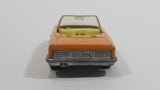 Vintage 1973 Lesney Matchbox Super Fast Mercedes 350 SL Convertible Orange Die Cast Toy Car Vehicle
