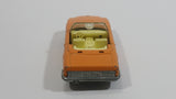 Vintage 1973 Lesney Matchbox Super Fast Mercedes 350 SL Convertible Orange Die Cast Toy Car Vehicle