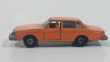 Extremely Rare HTF Vintage 1970s Yatming Volvo 244 DL No. 1058 Orange Die Cast Toy Car Vehicle with Opening Doors - Hong Kong