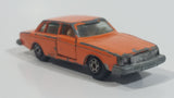 Extremely Rare HTF Vintage 1970s Yatming Volvo 244 DL No. 1058 Orange Die Cast Toy Car Vehicle with Opening Doors - Hong Kong