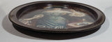 Vintage 1970s Pepsi Cola "Lady Gibson" Oval Brown Border Beverage Metal Serving Tray