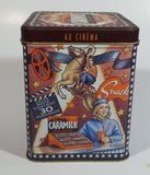 Cadbury's Caramilk at the Movies Chocolate Candy Bar Cinema Film Themed Tin Metal Hinged Container 1 of 3 in Series Snack Sweets Collectible