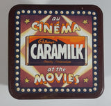 Cadbury's Caramilk at the Movies Chocolate Candy Bar Cinema Film Themed Tin Metal Hinged Container 1 of 3 in Series Snack Sweets Collectible