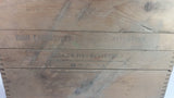 Vintage Canadian Industries Limited C-I-L Ditching Dynamite 50% High Explosives Dovetail Wood Crate Box Blasting Collectible - Montreal, Quebec