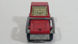Vintage 1978 Lesney Matchbox Superfast No. 27 Skip Truck Red Die Cast Toy Dump Truck Vehicle