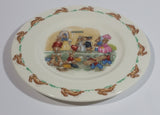 Vintage Royal Doulton Bunnykins "Tickets" Queue Office 6 1/2" English Fine Bone China Plate
