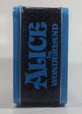 Disney Alice In Wonderland "Back" "That Way" Blue and Black Tin Metal Lunch Box