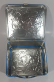 Disney Alice In Wonderland "Back" "That Way" Blue and Black Tin Metal Lunch Box