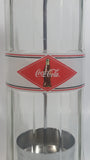 Tablecraft Coca-Cola Glass and Metal 11" Tall Straw Holder Beverage Collectible