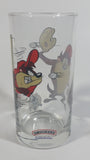 1998 Smucker's Collectables Warner Bros. Baseball Themed Taz Tasmansian Devil Cartoon Character Small Drinking Glass