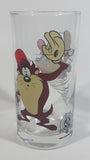 1998 Smucker's Collectables Warner Bros. Baseball Themed Taz Tasmansian Devil Cartoon Character Small Drinking Glass
