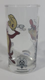 1998 Smucker's Collectables Warner Bros. Baseball Themed Taz Tasmansian Devil Cartoon Character Small Drinking Glass