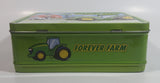 John Deere "Forever Farm" Tractor and Barn Themed Kids Tin Metal Lunch Box Farming Collectible