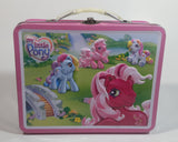2007 TIN BOX Hasbro My Little Pony Cartoon Characters Pink Metal Tin Lunch Box