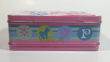 2007 TIN BOX Hasbro My Little Pony Cartoon Characters Pink Metal Tin Lunch Box