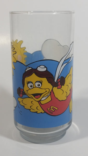 Vintage McDonald's Birdie The Early Bird Character 5 3/4" Tall 14 oz. Glass Drinking Cup - Coca-Cola