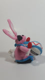 1997 Energizer Bunny Small Pink Beanie Plush Stuffed Animal Toy Battery Collectible