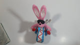1997 Energizer Bunny Small Pink Beanie Plush Stuffed Animal Toy Battery Collectible