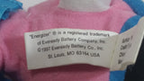 1997 Energizer Bunny Small Pink Beanie Plush Stuffed Animal Toy Battery Collectible