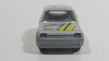 Rare HTF 1985 Majorette Renault Supercinq GT Turbo No. 205 Silver Grey Die Cast Toy Car Vehicle 1/51 Scale