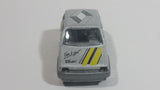 Rare HTF 1985 Majorette Renault Supercinq GT Turbo No. 205 Silver Grey Die Cast Toy Car Vehicle 1/51 Scale