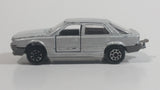 Majorette 1985 Renault 25 No. 222 Silver Grey 1/63 Scale Die Cast Toy Car Vehicle with Opening Doors