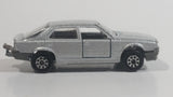 Majorette 1985 Renault 25 No. 222 Silver Grey 1/63 Scale Die Cast Toy Car Vehicle with Opening Doors