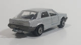 Majorette 1985 Renault 25 No. 222 Silver Grey 1/63 Scale Die Cast Toy Car Vehicle with Opening Doors