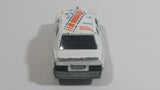 Vintage Majorette Mercedes 190E 2.3 - 16 White #13 No. 231 Die Cast Toy Car Vehicle with Opening Doors 1/59 Scale Made in France