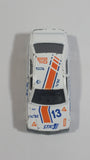 Vintage Majorette Mercedes 190E 2.3 - 16 White #13 No. 231 Die Cast Toy Car Vehicle with Opening Doors 1/59 Scale Made in France