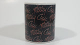 2009 Motley Crue Black with Red Writing Ceramic Coffee Mug Music Rock Band Collectible - Faded